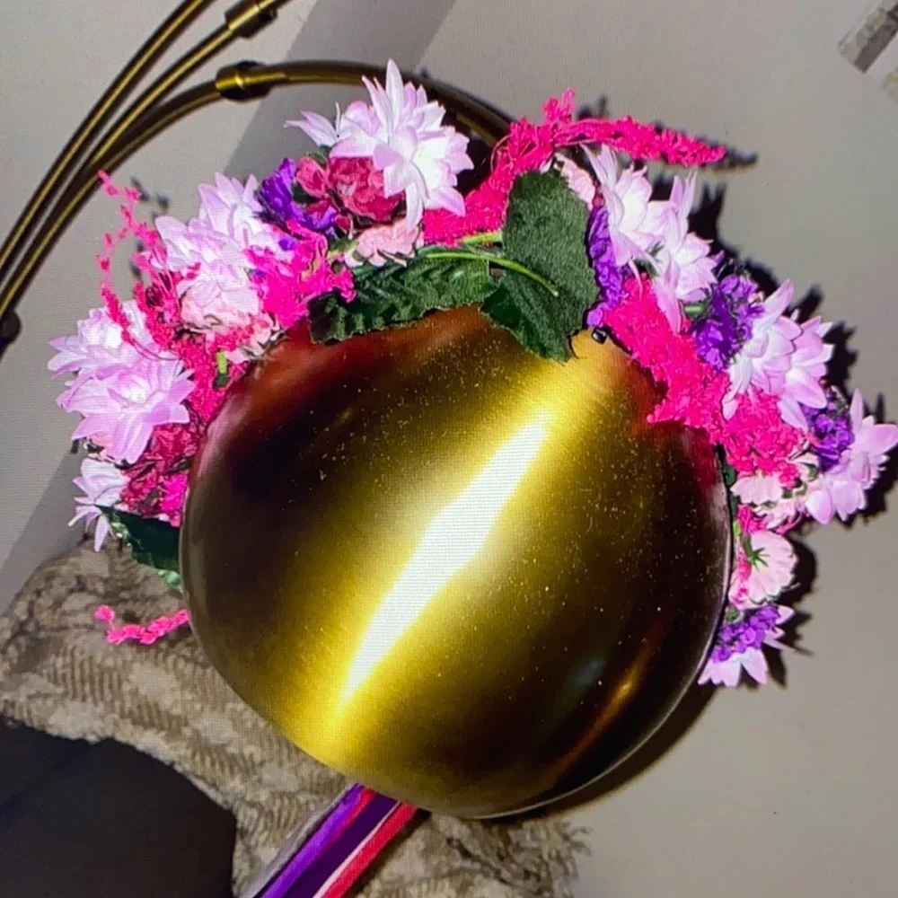 N/A floral headpiece